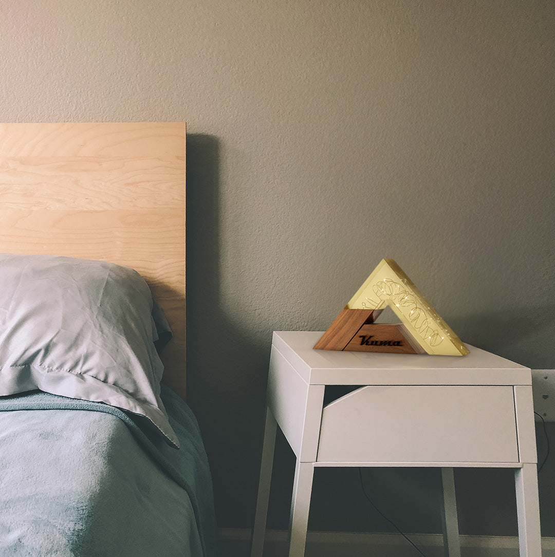 KUMA Design Tischlampe ZITRONENGELB