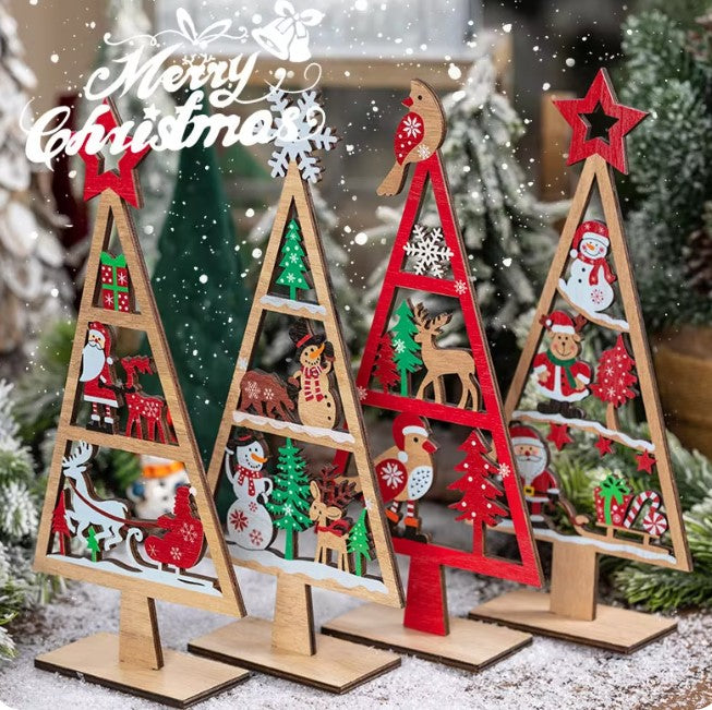 Mini Holz Weihnachtsbaum