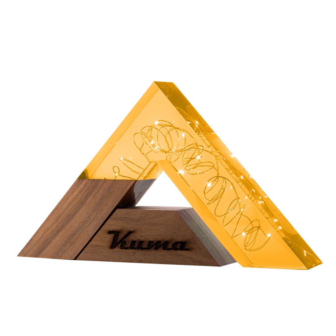 KUMA Design Tischlampe SONNENGELB