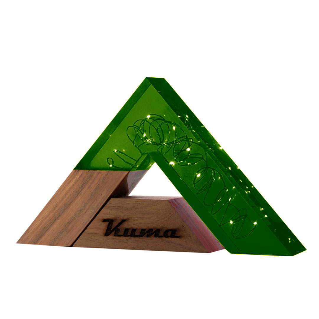 KUMA Design Tischlampe MOOSGRÜN