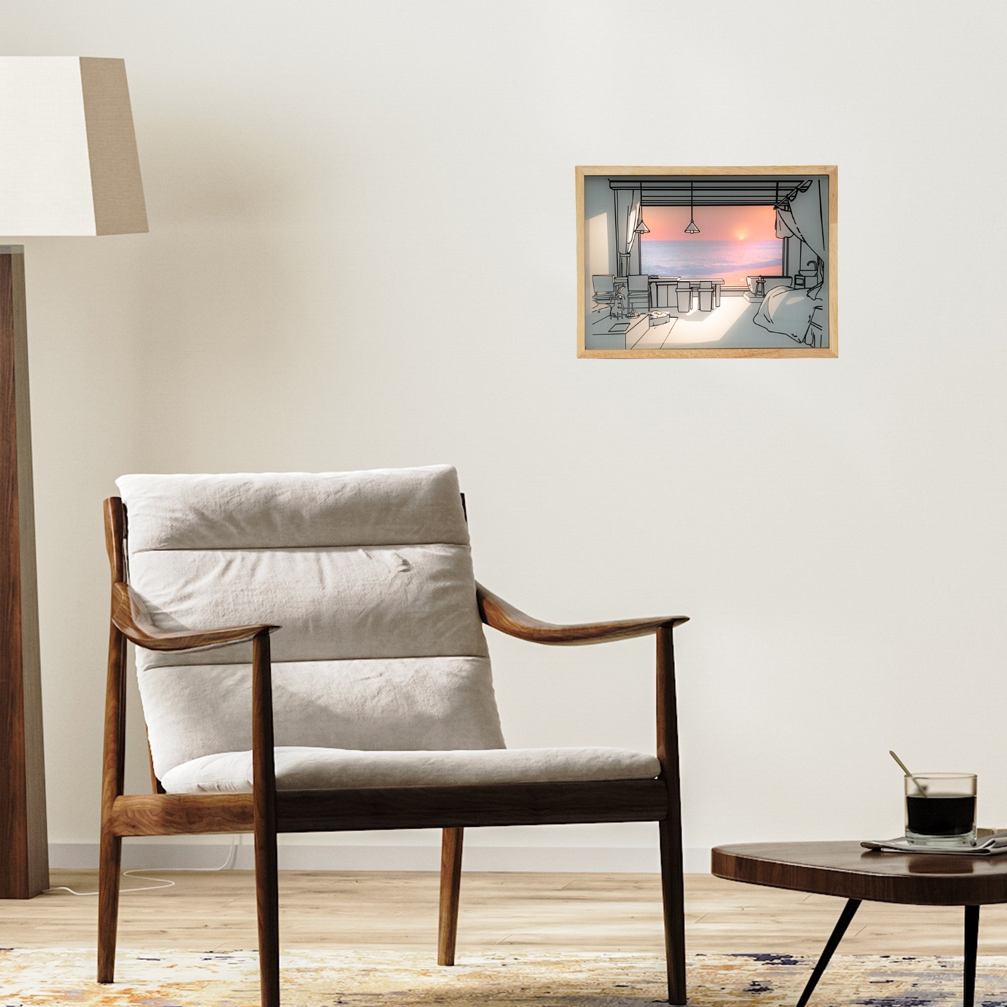 Leuchtendes Bild HOLIDAY 23 x 17 cm