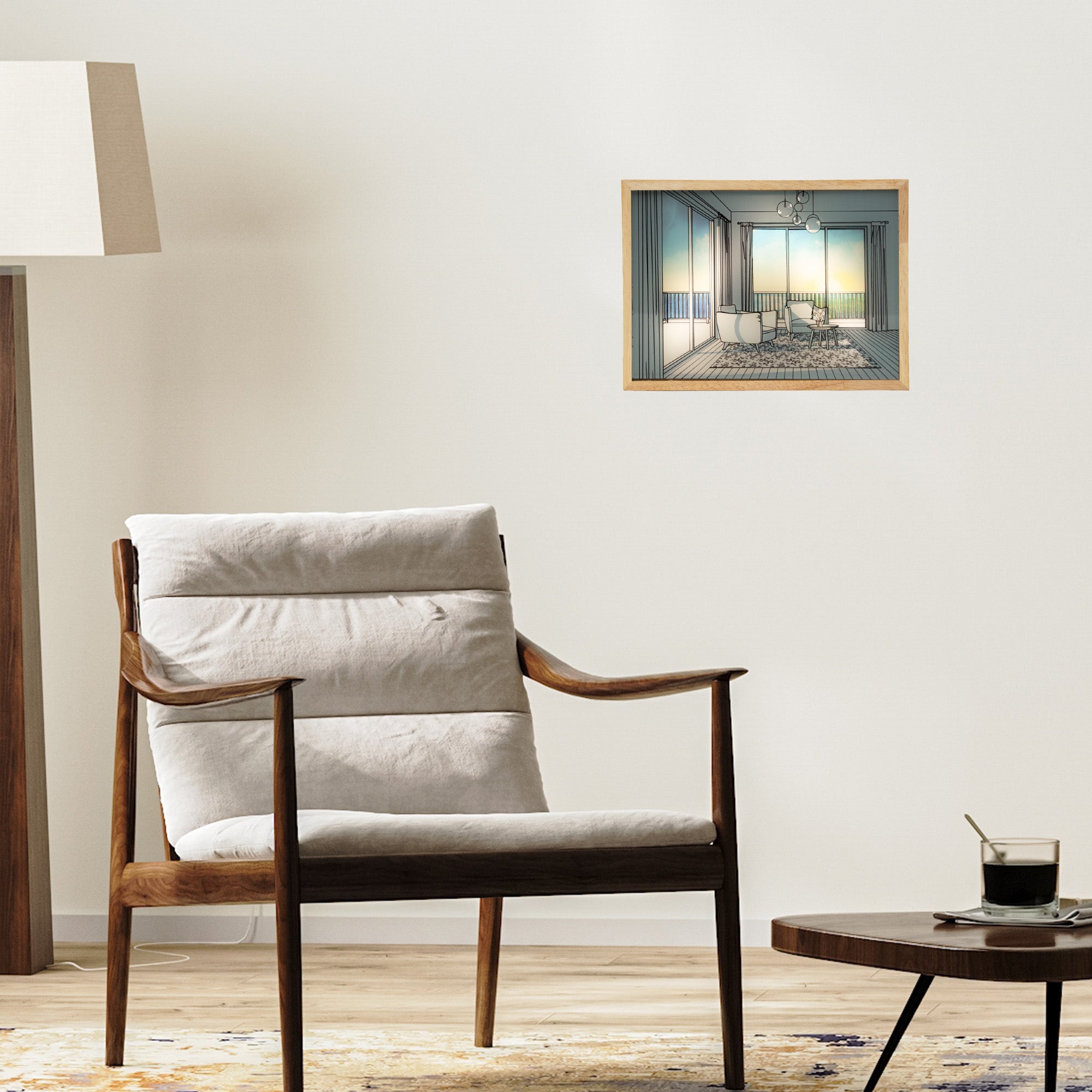 Leuchtendes Bild LUXURY 23 x 17 cm
