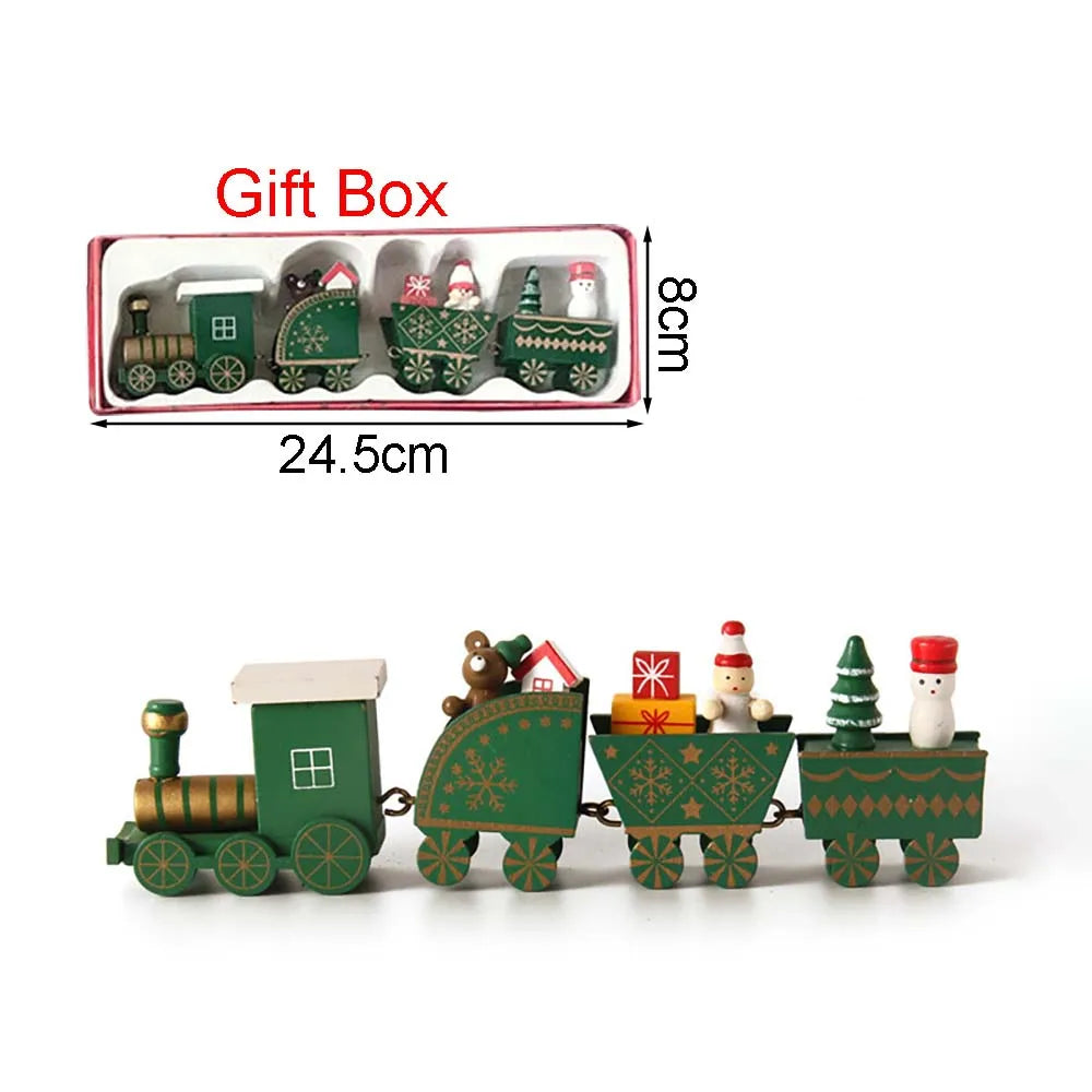 Weihnachtsdeko Holz-Eisenbahn