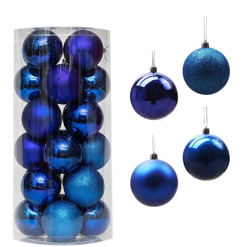 Weihnachtskugeln in verschiedenen Farben