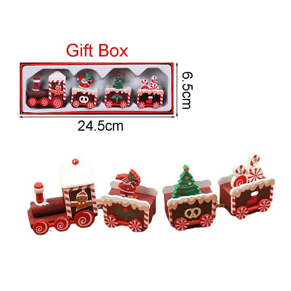 Weihnachtsdeko Holz-Eisenbahn