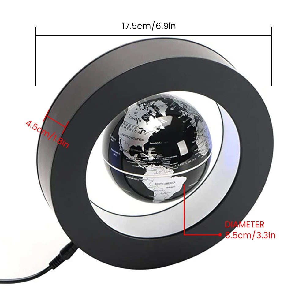 Schwebende Lampe – Magnetische LED Weltkugel Leuchte