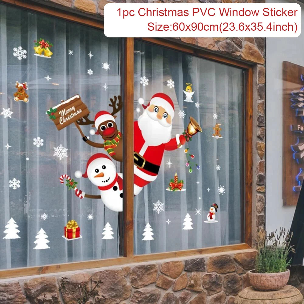Weihnachtsfenster Aufkleber