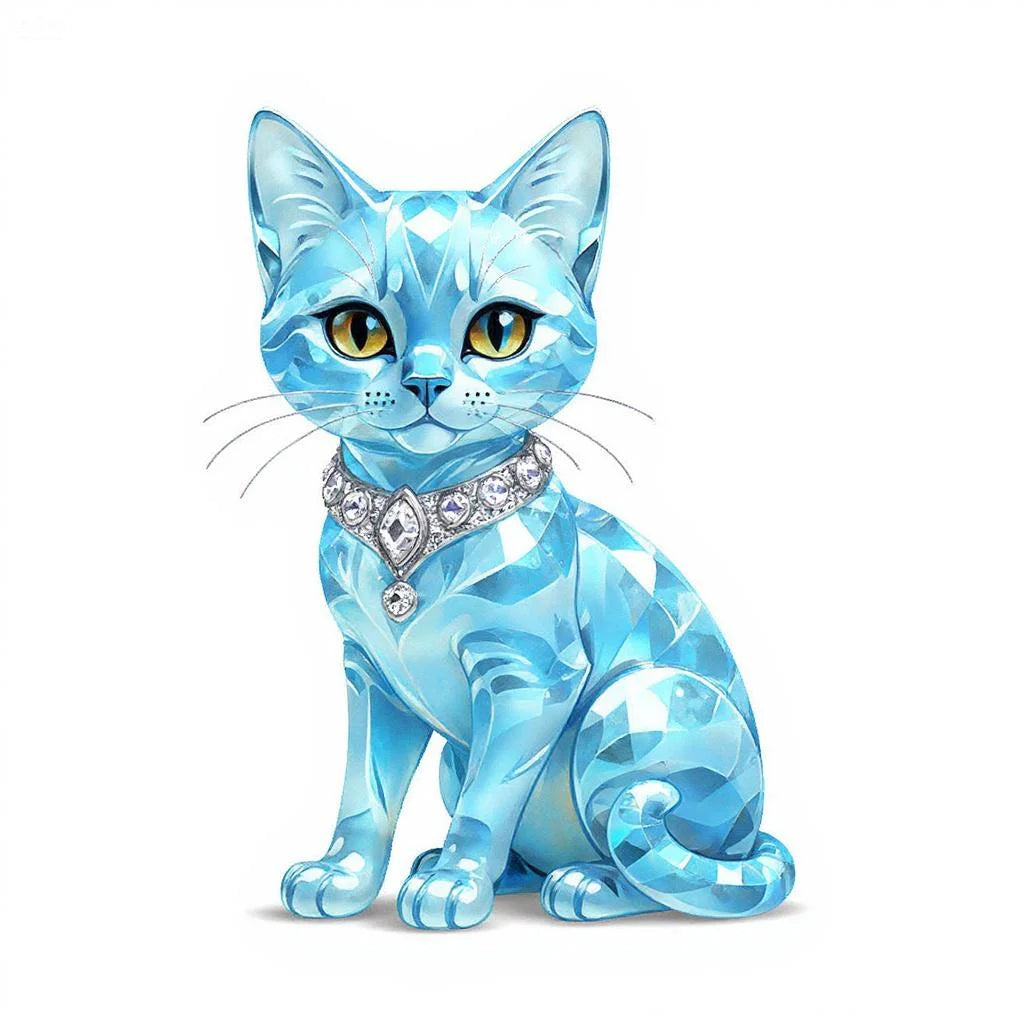 Elegante Katzenfigur – exotische Tischdeko