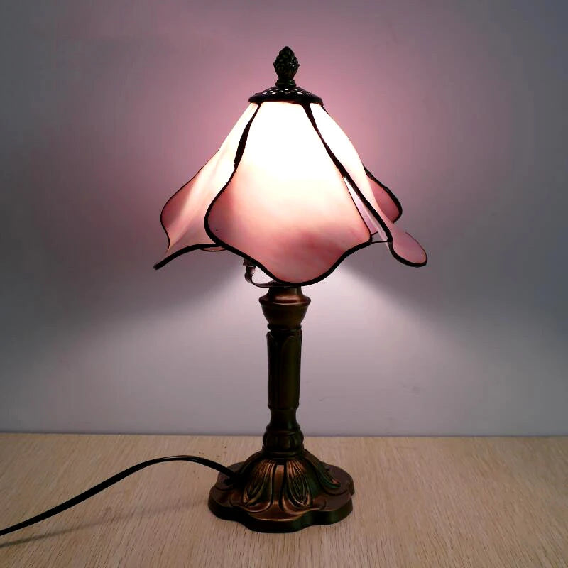 Vintage Tischlampe im Barockstil