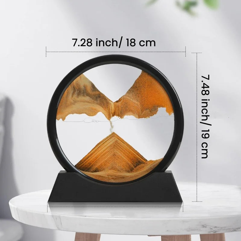 Sandbild 3D Hourglass