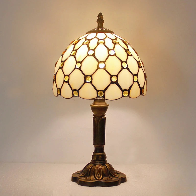 Vintage Tischlampe im Barockstil