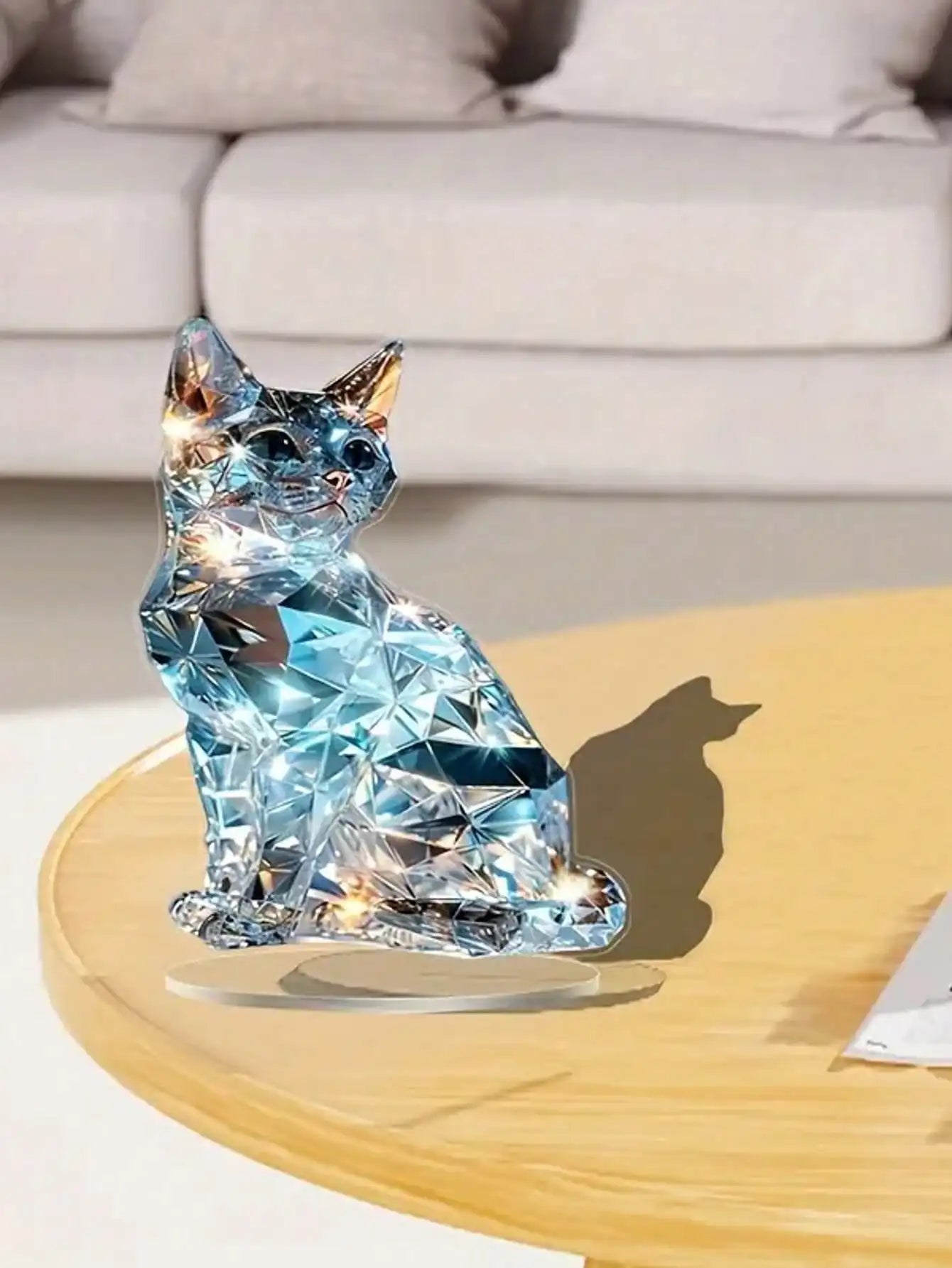 Elegante Katzenfigur – exotische Tischdeko