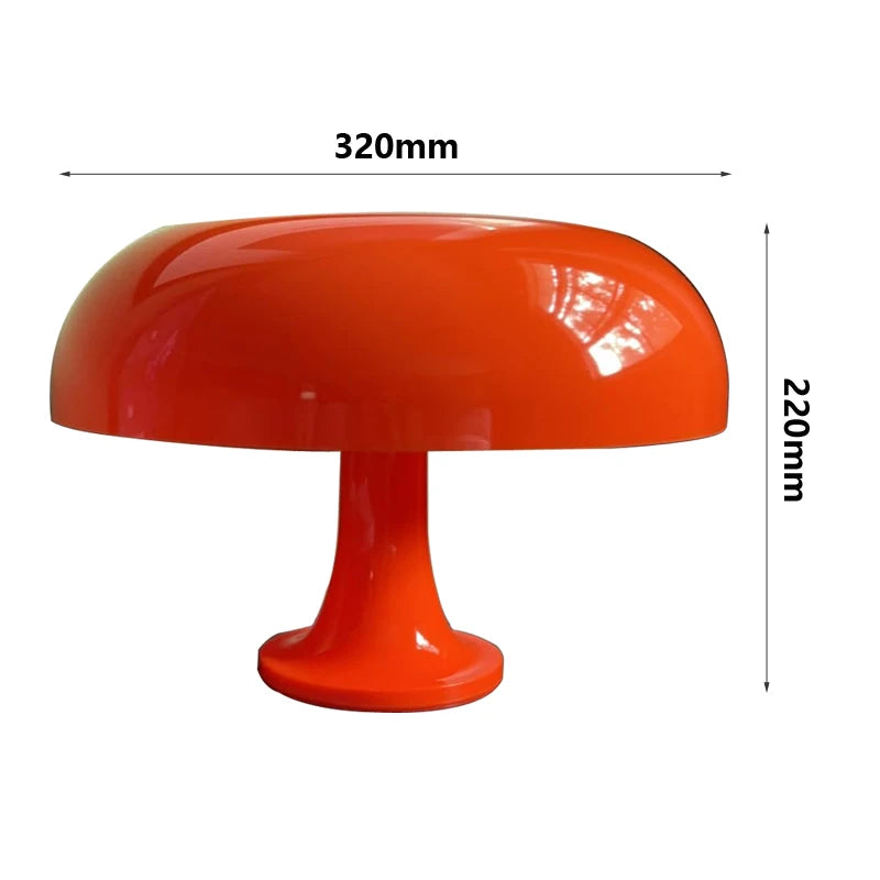 Amsterdam Nachttischlampe Pilzform – LED Lampe in Elfenbein