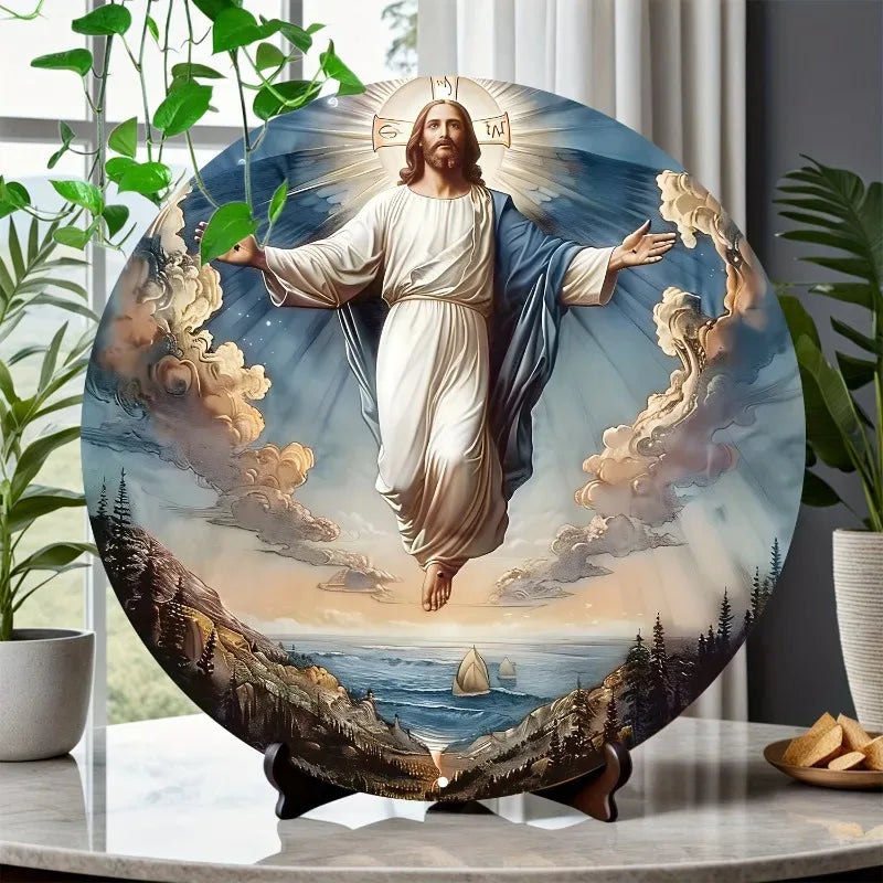 Personalisierte Krippen Holztafel