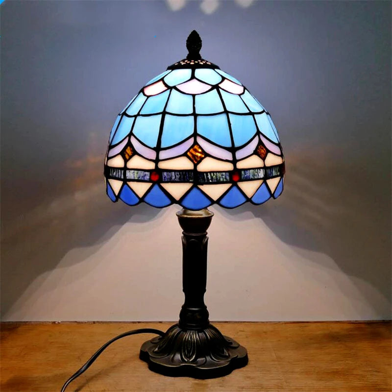 Vintage Tischlampe im Barockstil