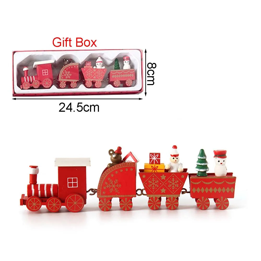 Weihnachtsdeko Holz-Eisenbahn
