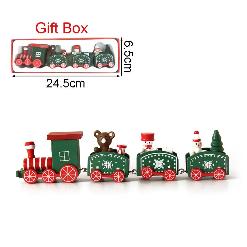 Weihnachtsdeko Holz-Eisenbahn