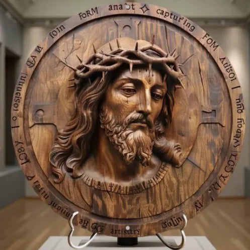 Personalisierte Krippen Holztafel