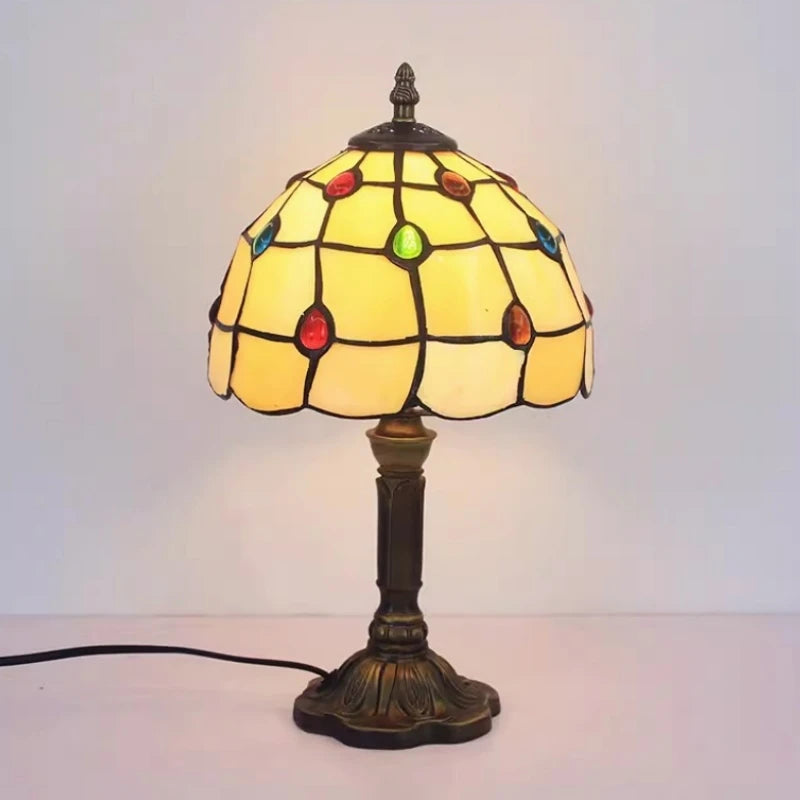 Vintage Tischlampe im Barockstil
