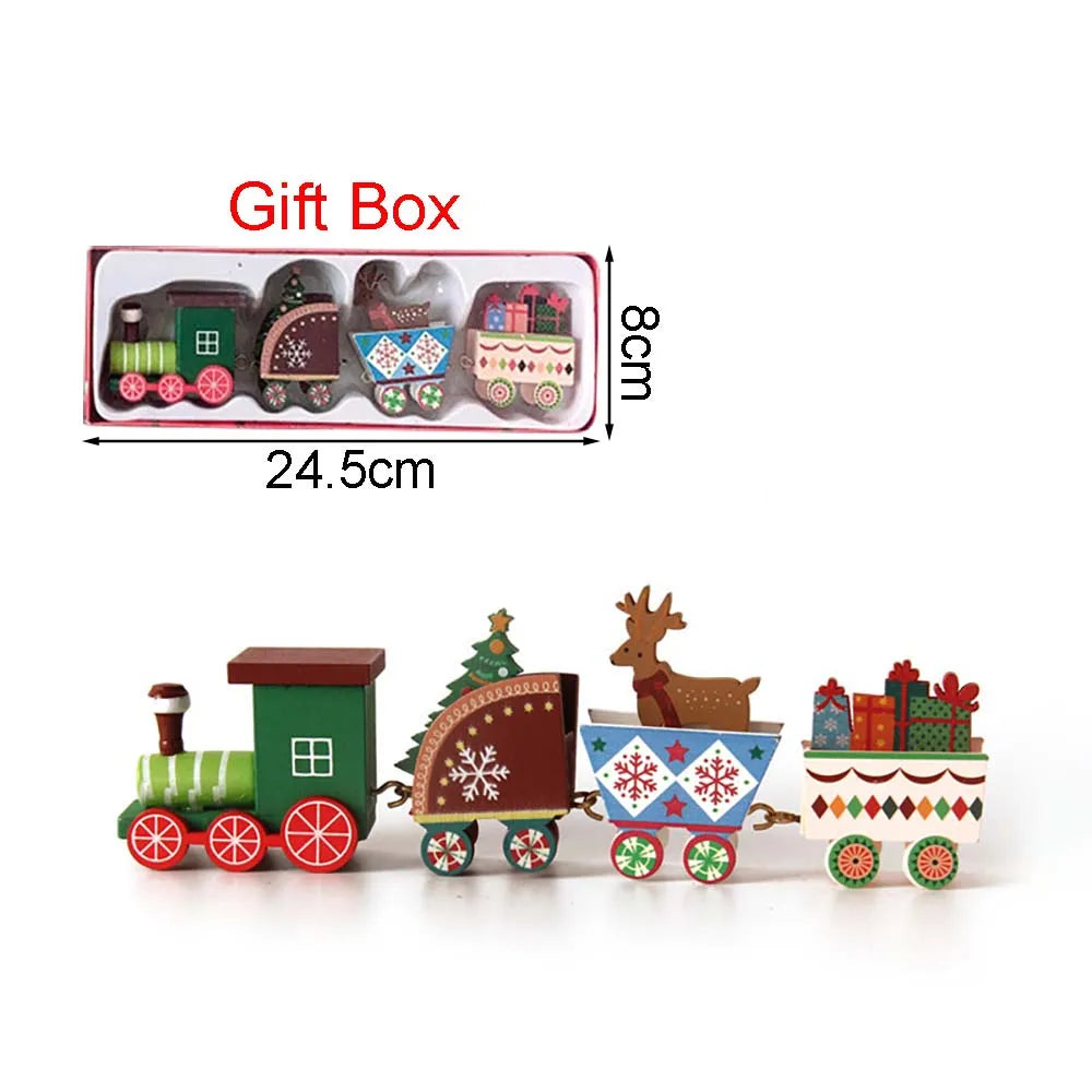 Weihnachtsdeko Holz-Eisenbahn