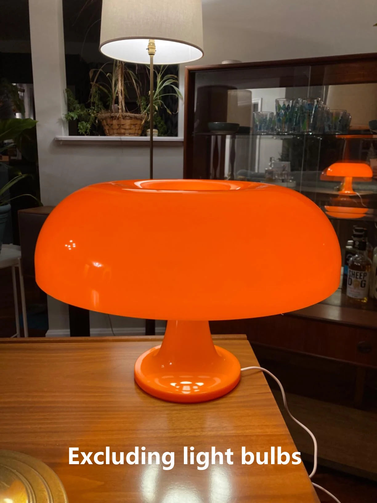 Amsterdam Nachttischlampe Pilzform – LED Lampe in Elfenbein