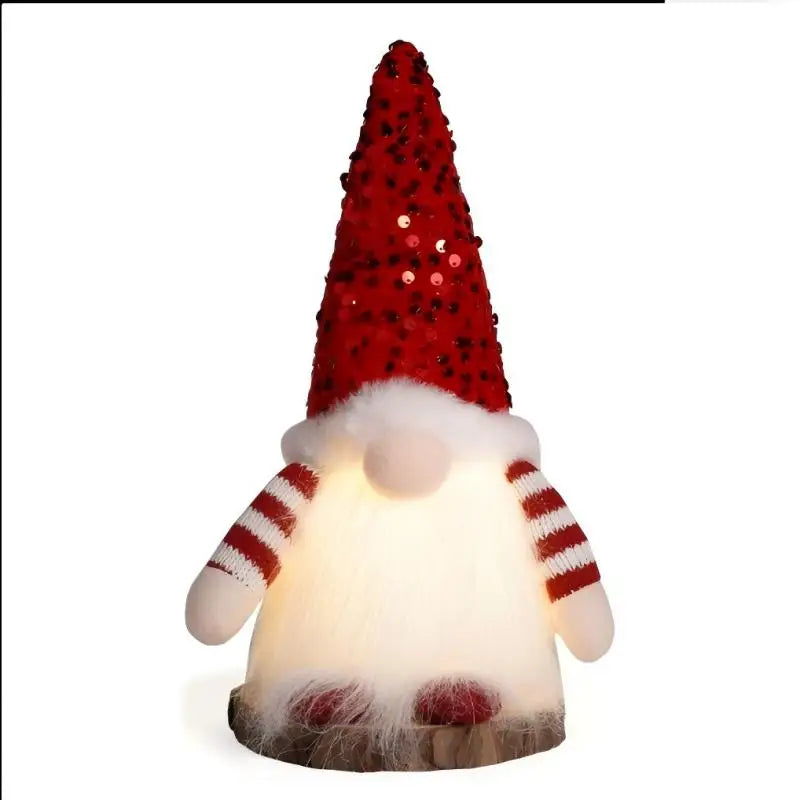 Weihnachtswichtel Deko Figur leuchtend