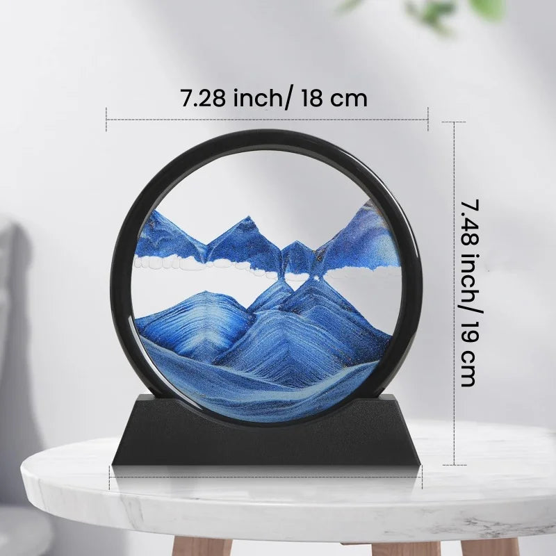 Sandbild 3D Hourglass