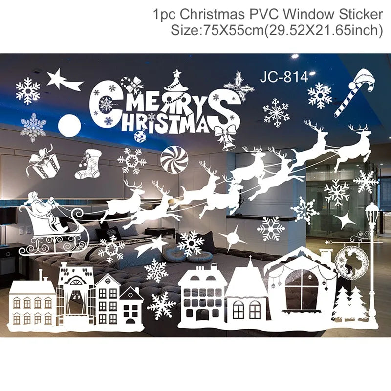 Weihnachtsfenster Aufkleber