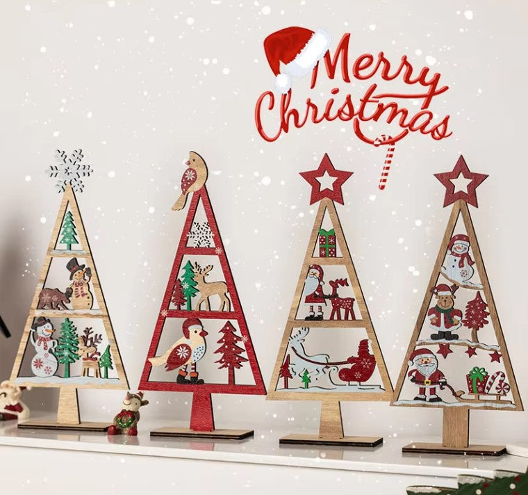 Mini Holz Weihnachtsbaum