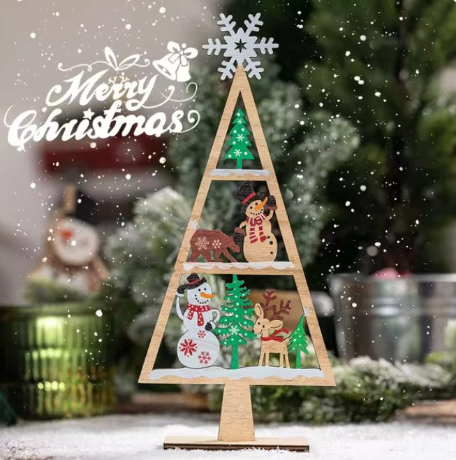 Mini Holz Weihnachtsbaum