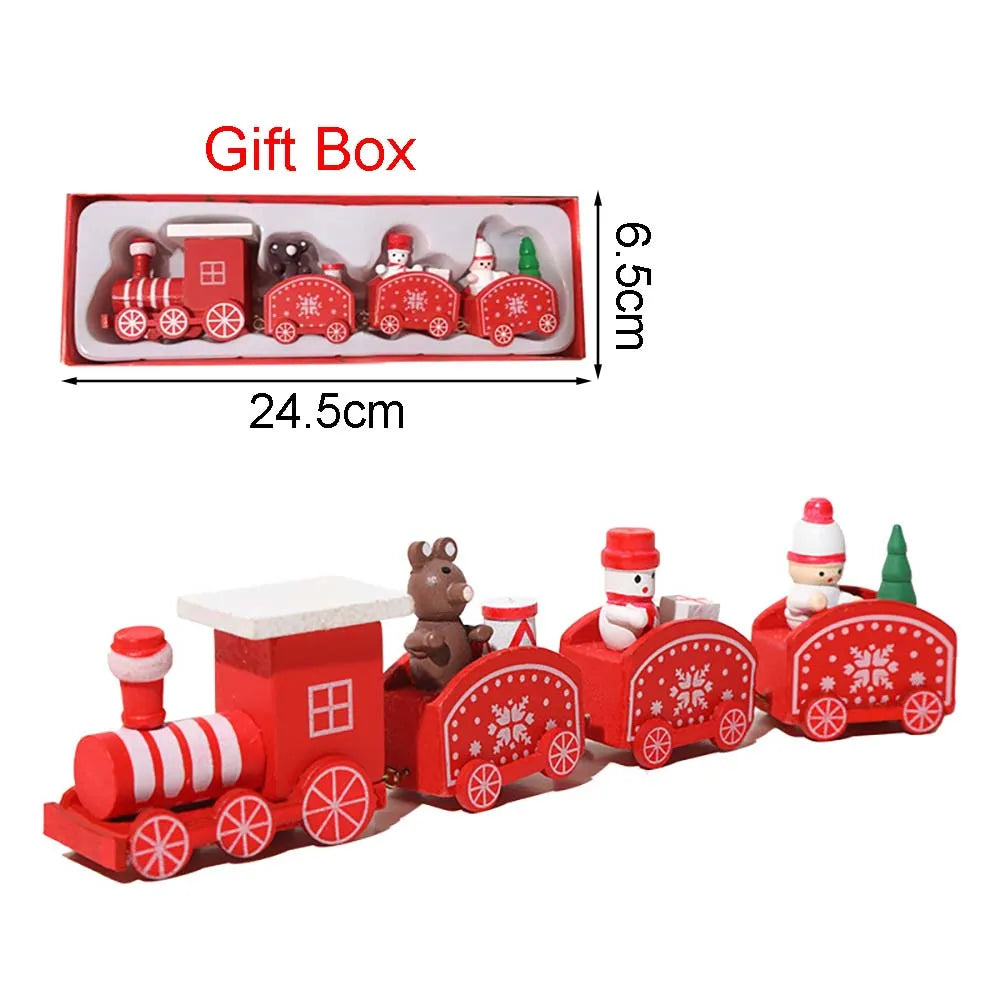 Weihnachtsdeko Holz-Eisenbahn