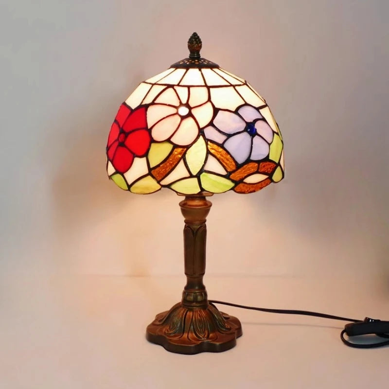 Vintage Tischlampe im Barockstil