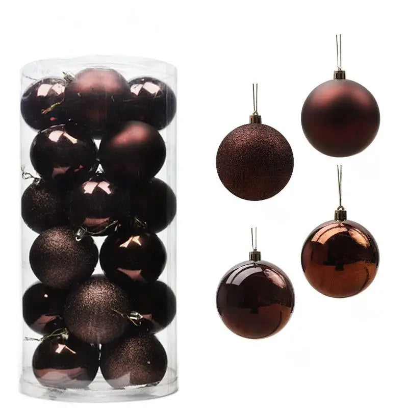 Weihnachtskugeln in verschiedenen Farben