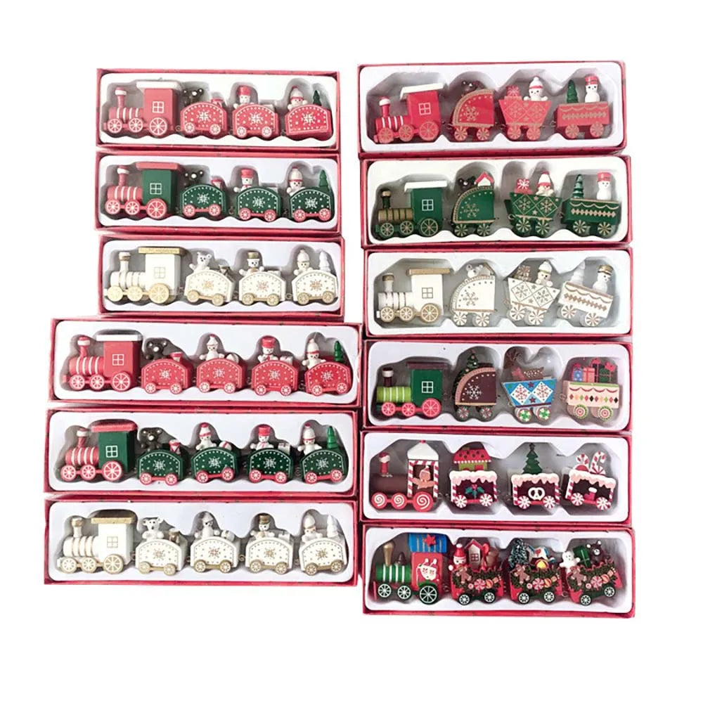 Weihnachtsdeko Holz-Eisenbahn
