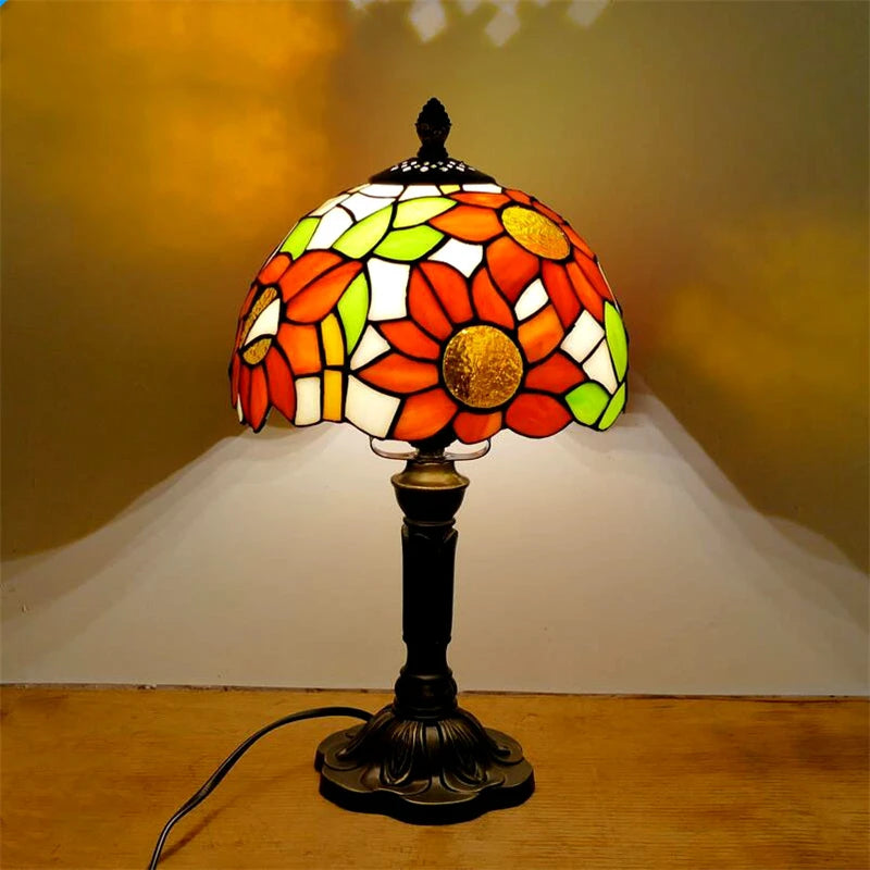 Vintage Tischlampe im Barockstil