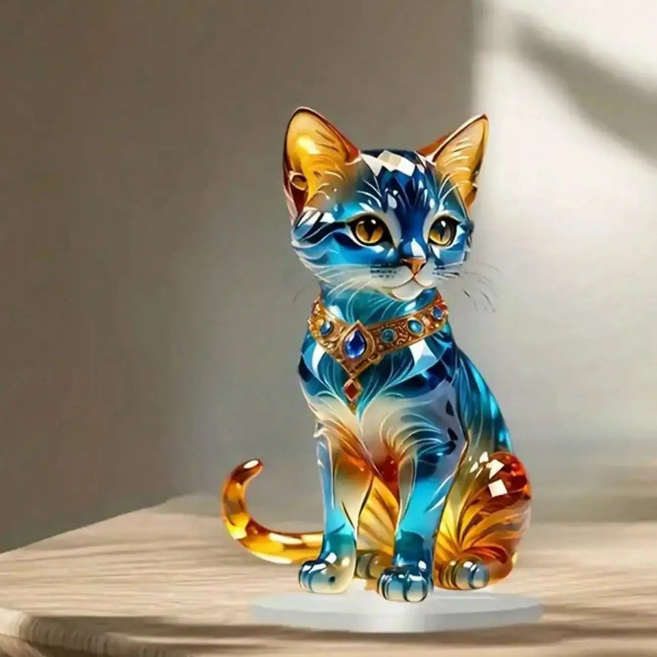 Elegante Katzenfigur – exotische Tischdeko