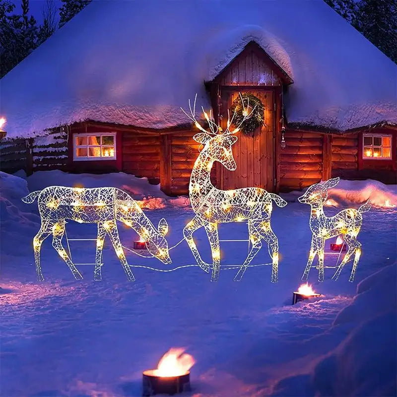 Leuchtendes Weihnachtsrentier