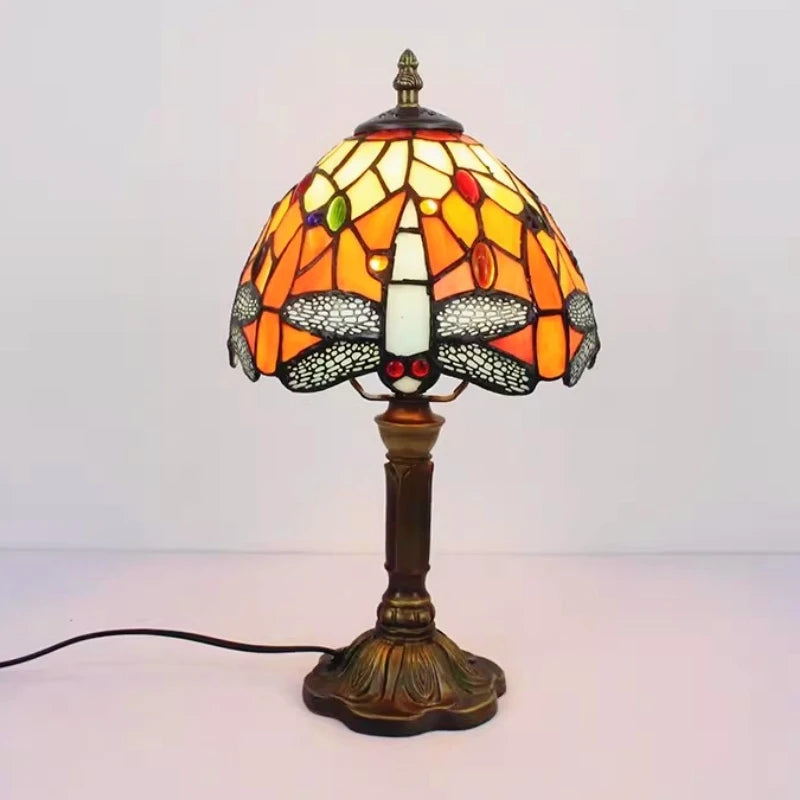 Vintage Tischlampe im Barockstil