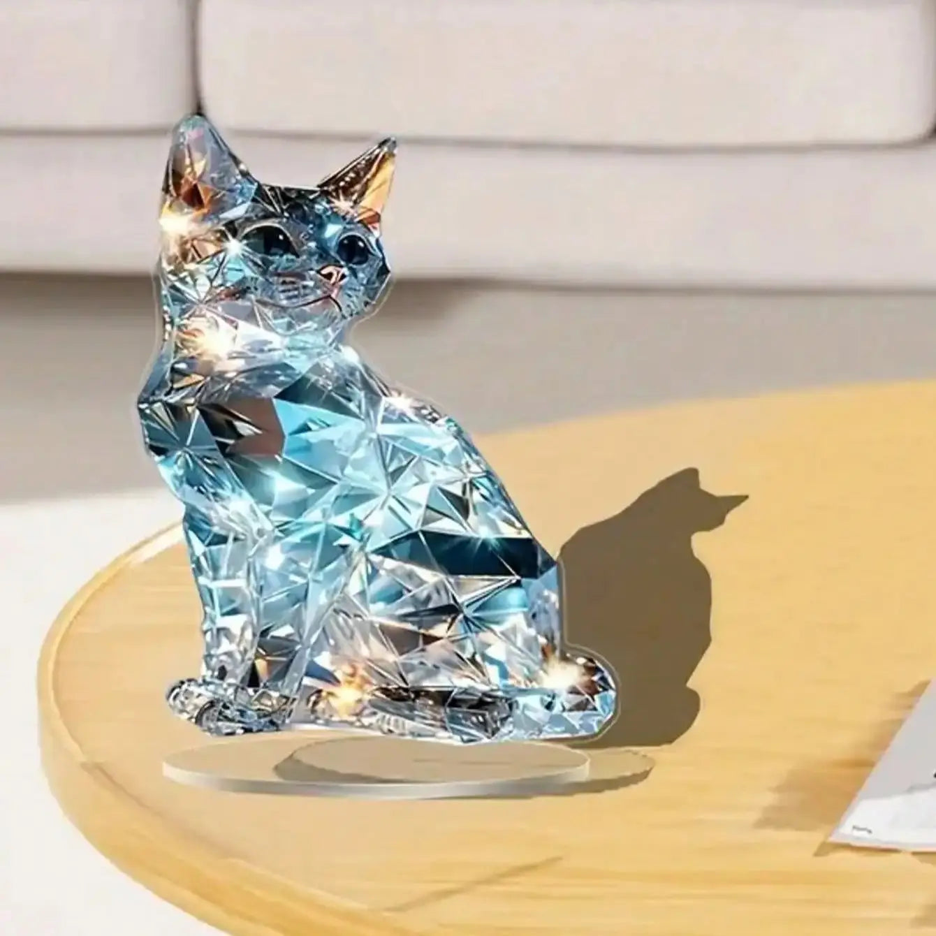 Elegante Katzenfigur – exotische Tischdeko