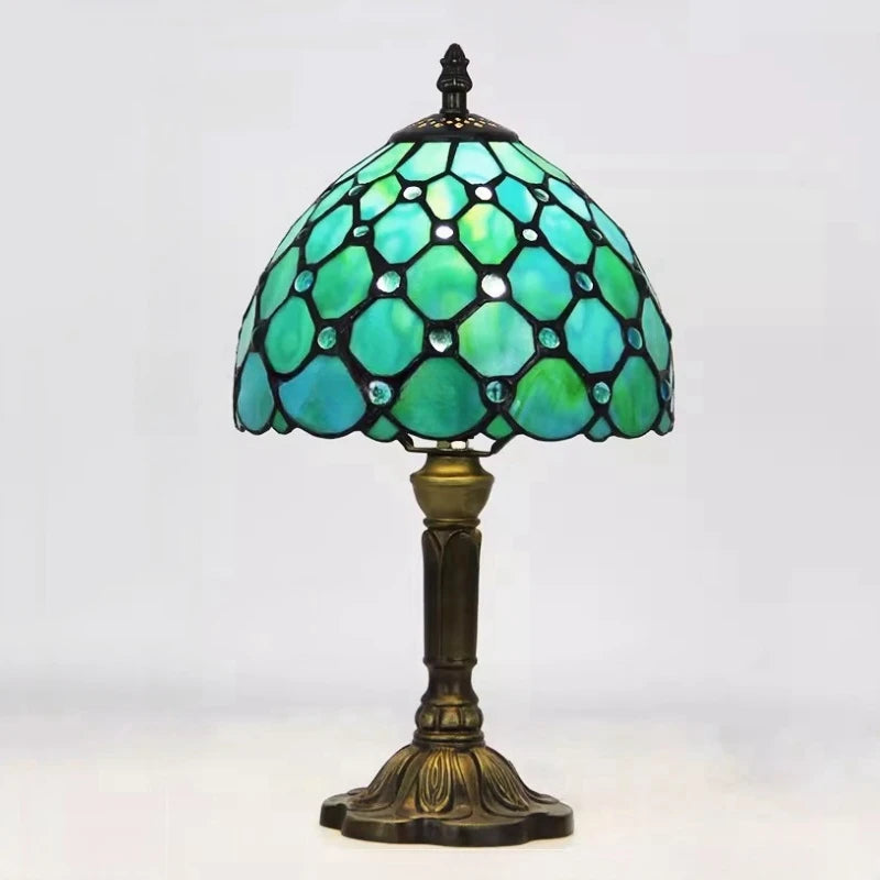 Vintage Tischlampe im Barockstil