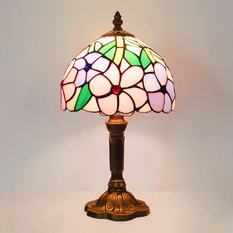 Vintage Tischlampe im Barockstil